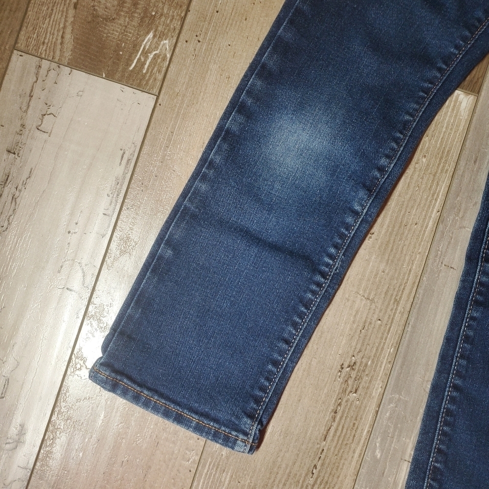 Old Navy Straight Leg Dark Wash Blue Denim Jeans Boys Size 5 Regular NWOT EUC - Picture 9 of 11